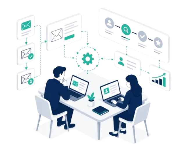 CRM Ecosystem & Automation illustration
